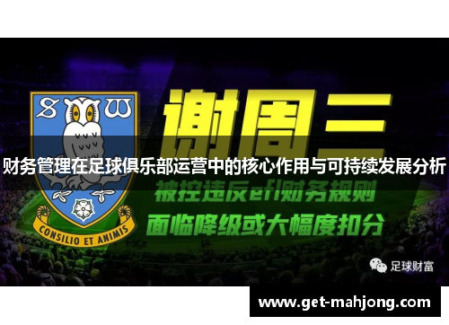 财务管理在足球俱乐部运营中的核心作用与可持续发展分析